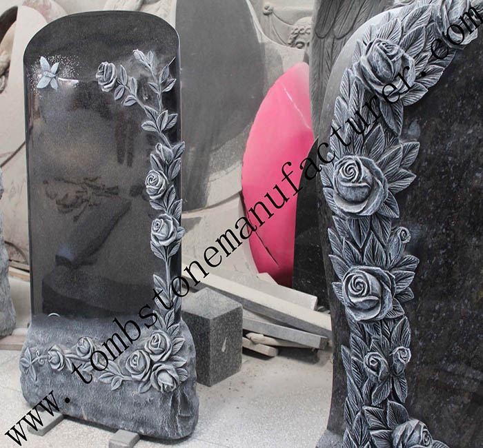 rose carving granite headstone5 - Click Image to Close